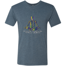 Load image into Gallery viewer, Find Your Tru Zen Rainbow Skully ~ Men&#39;s Triblend T-Shirt - Tru Zen Wear