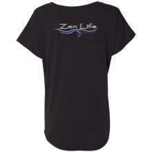 Load image into Gallery viewer, We Are One / Zen Life ~ Ladies&#39; Triblend Dolman Sleeve - Tru Zen Wear