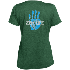 Tru Zen / Tru Life ~ Sport-Tek Ladies' Heather Dri-Fit Moisture-Wicking T-Shirt - Tru Zen Wear