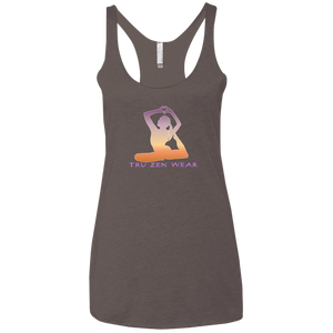 Yoga Love ~ Ladies' Triblend Racerback Tank - Tru Zen Wear