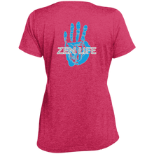 Load image into Gallery viewer, Tru Zen / Tru Life ~ Sport-Tek Ladies&#39; Heather Dri-Fit Moisture-Wicking T-Shirt - Tru Zen Wear