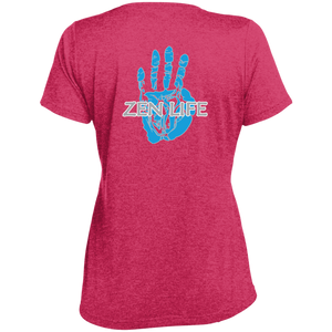 Tru Zen / Tru Life ~ Sport-Tek Ladies' Heather Dri-Fit Moisture-Wicking T-Shirt - Tru Zen Wear