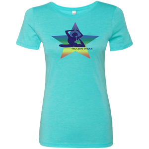 Yoga Star Luv ~ Ladies' Triblend T-Shirt - Tru Zen Wear