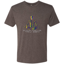 Load image into Gallery viewer, Find Your Tru Zen Rainbow Skully ~ Men&#39;s Triblend T-Shirt - Tru Zen Wear