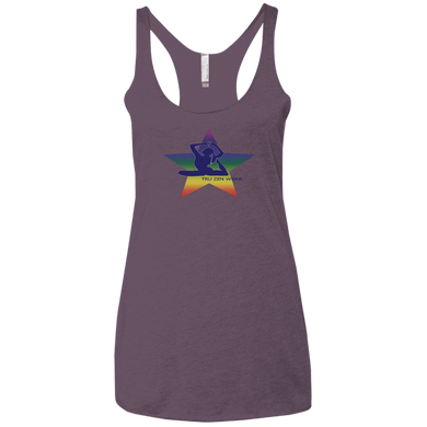 Yoga Star Luv ~ Ladies' Triblend Racerback Tank - Tru Zen Wear