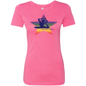 Yoga Star Luv ~ Ladies' Triblend T-Shirt - Tru Zen Wear