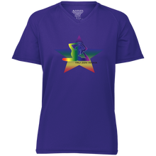 Load image into Gallery viewer, Yoga Star Special Luv ~ Ladies&#39; Raglan Sleeve Wicking T-Shirt - Tru Zen Wear