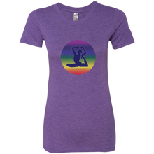 Load image into Gallery viewer, Yoga Sun Luv ~ Ladies&#39; Triblend T-Shirt - Tru Zen Wear