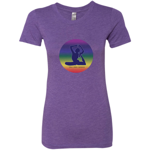 Yoga Sun Luv ~ Ladies' Triblend T-Shirt - Tru Zen Wear