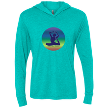 Load image into Gallery viewer, Yoga Sun Luv ~ Ladies Triblend LS Hooded T-Shirt - Tru Zen Wear