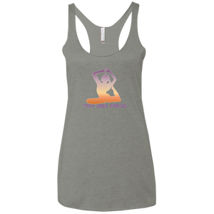 Yoga Love ~ Ladies' Triblend Racerback Tank - Tru Zen Wear