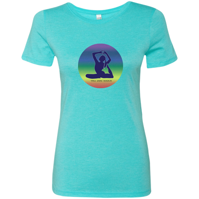 Yoga Sun Luv ~ Ladies' Triblend T-Shirt - Tru Zen Wear