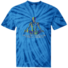 Load image into Gallery viewer, Find Your Tru Zen Rainbow Skully ~ Cotton Tie Dye T-Shirt - Tru Zen Wear