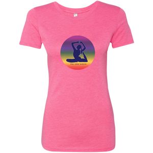 Yoga Sun Luv ~ Ladies' Triblend T-Shirt - Tru Zen Wear