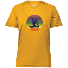 Load image into Gallery viewer, Yoga Sun Luv ~ Ladies&#39; Raglan Sleeve Wicking T-Shirt - Tru Zen Wear