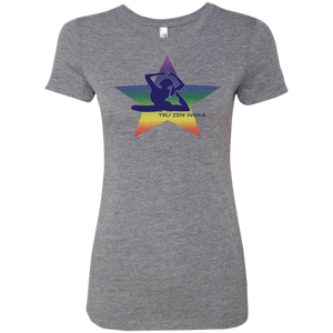 Yoga Star Luv ~ Ladies' Triblend T-Shirt - Tru Zen Wear