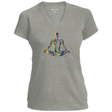 Load image into Gallery viewer, Find Your Tru Zen Rainbow Skully ~ Ladies&#39; Performance T-Shirt - Tru Zen Wear