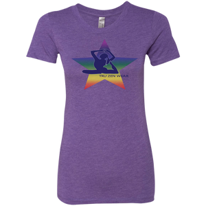 Yoga Star Luv ~ Ladies' Triblend T-Shirt - Tru Zen Wear