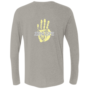 Tru Zen / Tru Life ~ Next Level Men's Triblend LS Crew - Tru Zen Wear