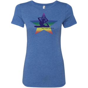 Yoga Star Luv ~ Ladies' Triblend T-Shirt - Tru Zen Wear