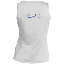 Load image into Gallery viewer, We Are One / Zen Life ~ Sport-Tek Ladies&#39; Sleeveless Moisture Absorbing V-Neck - Tru Zen Wear