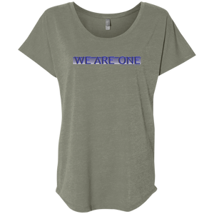 We Are One / Zen Life ~ Ladies' Triblend Dolman Sleeve - Tru Zen Wear