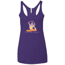 Load image into Gallery viewer, Yoga Love ~ Ladies&#39; Triblend Racerback Tank - Tru Zen Wear