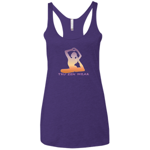 Yoga Love ~ Ladies' Triblend Racerback Tank - Tru Zen Wear