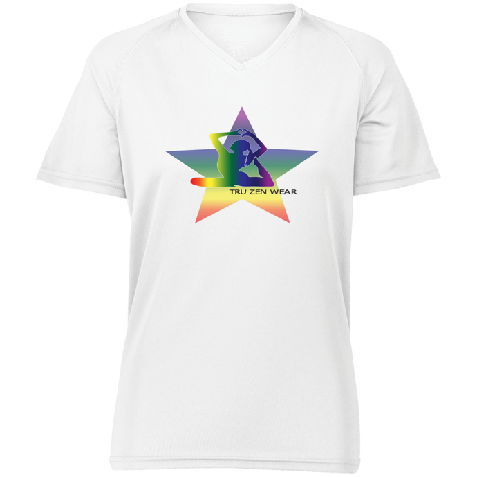 Yoga Star Special Luv ~ Ladies' Raglan Sleeve Wicking T-Shirt - Tru Zen Wear