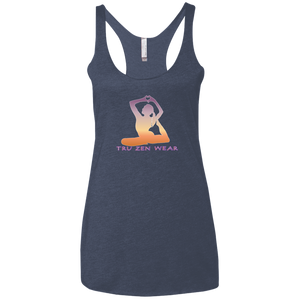 Yoga Love ~ Ladies' Triblend Racerback Tank - Tru Zen Wear