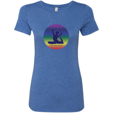 Load image into Gallery viewer, Yoga Sun Luv ~ Ladies&#39; Triblend T-Shirt - Tru Zen Wear