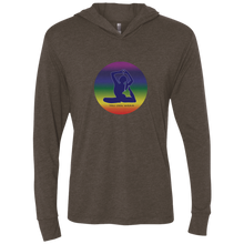 Load image into Gallery viewer, Yoga Sun Luv ~ Ladies Triblend LS Hooded T-Shirt - Tru Zen Wear