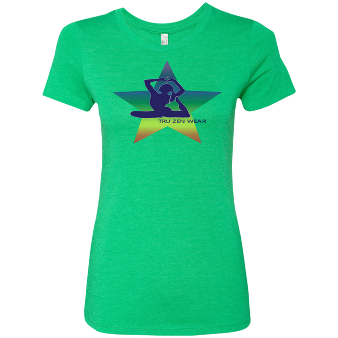 Yoga Star Luv ~ Ladies' Triblend T-Shirt - Tru Zen Wear