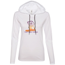 Load image into Gallery viewer, Yoga Luv ~ Ladies&#39; LS T-Shirt Hoodie - Tru Zen Wear