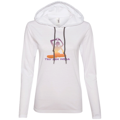 Yoga Luv ~ Ladies' LS T-Shirt Hoodie - Tru Zen Wear