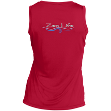 Load image into Gallery viewer, We Are One / Zen Life ~ Sport-Tek Ladies&#39; Sleeveless Moisture Absorbing V-Neck - Tru Zen Wear