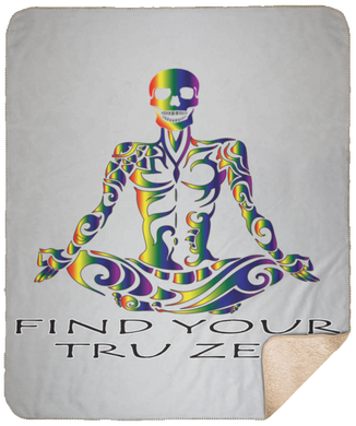 Find Your Tru Zen ~ SHM Sherpa Blanket - 50x60 - Tru Zen Wear