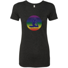 Load image into Gallery viewer, Yoga Sun Luv ~ Ladies&#39; Triblend T-Shirt - Tru Zen Wear