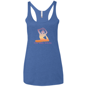 Yoga Love ~ Ladies' Triblend Racerback Tank - Tru Zen Wear