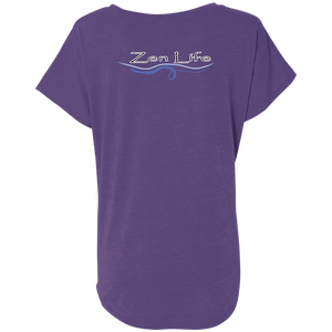 We Are One / Zen Life ~ Ladies' Triblend Dolman Sleeve - Tru Zen Wear