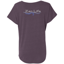 Load image into Gallery viewer, We Are One / Zen Life ~ Ladies&#39; Triblend Dolman Sleeve - Tru Zen Wear