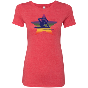 Yoga Star Luv ~ Ladies' Triblend T-Shirt - Tru Zen Wear