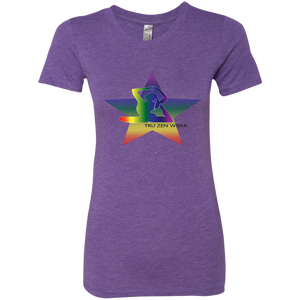 Yoga Star Special Luv ~ Ladies' Triblend T-Shirt - Tru Zen Wear