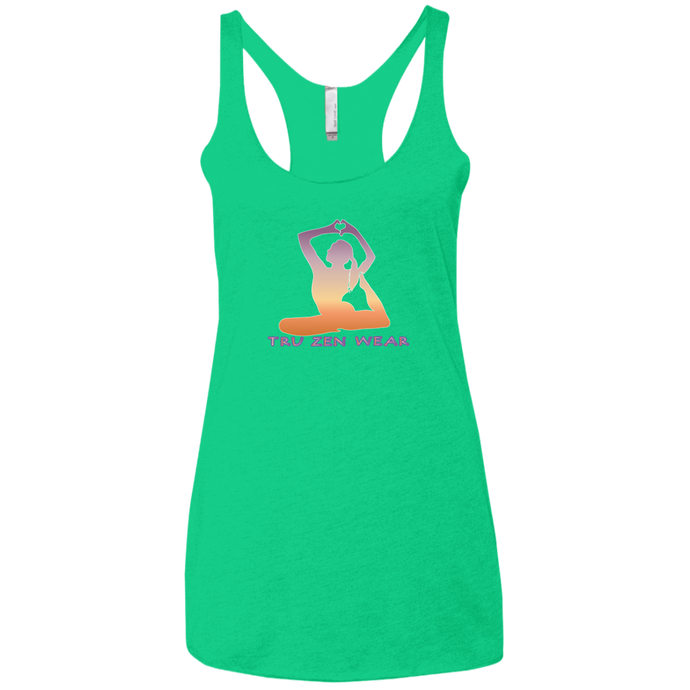 Yoga Love ~ Ladies' Triblend Racerback Tank - Tru Zen Wear