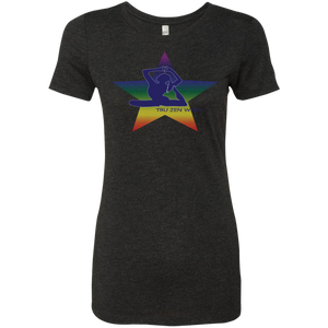 Yoga Star Luv ~ Ladies' Triblend T-Shirt - Tru Zen Wear