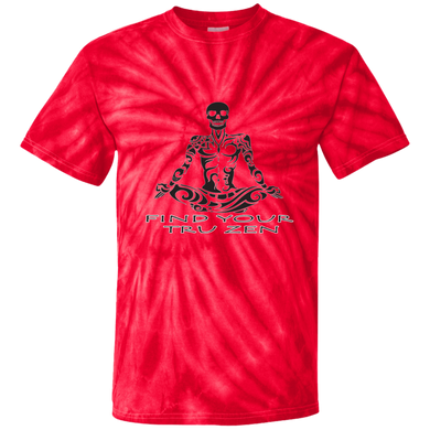 Find Your Tru Zen Skully ~ Cotton Tie Dye T-Shirt - Tru Zen Wear