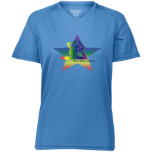 Load image into Gallery viewer, Yoga Star Special Luv ~ Ladies&#39; Raglan Sleeve Wicking T-Shirt - Tru Zen Wear