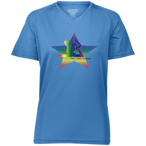 Yoga Star Special Luv ~ Ladies' Raglan Sleeve Wicking T-Shirt - Tru Zen Wear