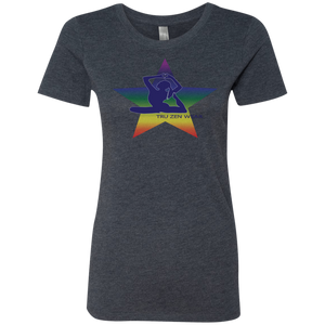 Yoga Star Luv ~ Ladies' Triblend T-Shirt - Tru Zen Wear