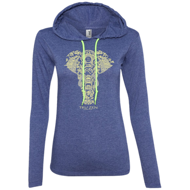 Tru Zen Vintage ~ Ladies' LS T-Shirt Hoodie - Tru Zen Wear